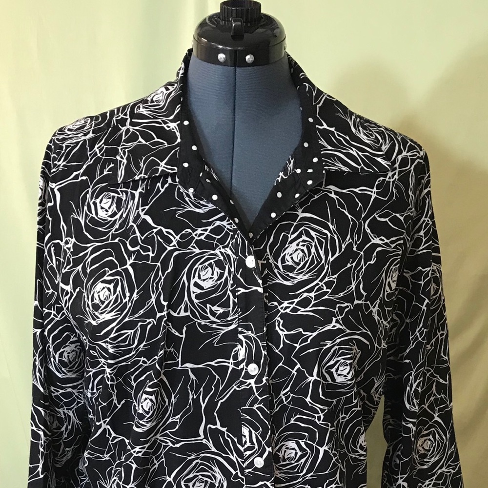 Jones New York Cotton Blouse. 3X